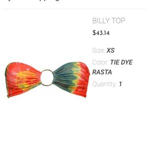 Khassani top size small Rasta color